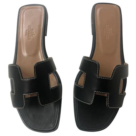 hermes oran sandal colors|Hermes oran black.